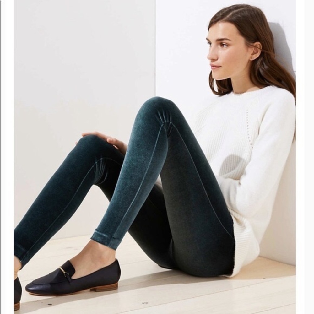 LOFT velvet leggings❄️
